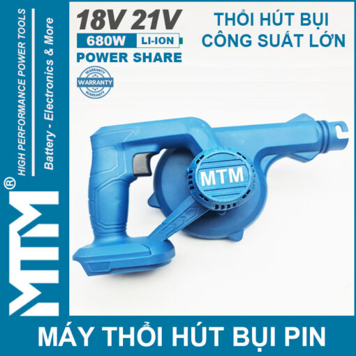 May thoi bui pin makita chan pho thong 21V 680W 13000rm MTM gia re