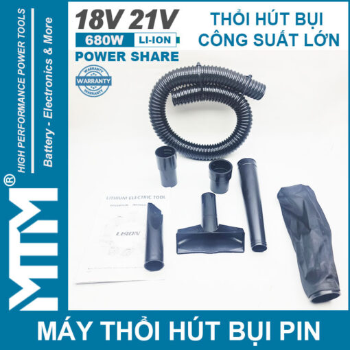 Phu kien may thoi bui pin makita chan pho thong 21V 680W 13000rm MTM