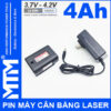 Pin may ban cot can bang laser 4Ah MTM kem sac 1