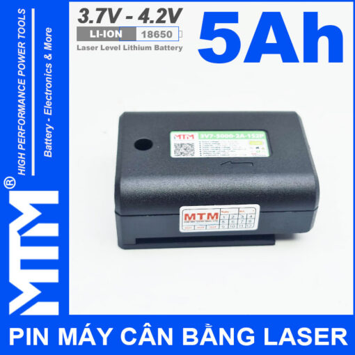 Pin may ban cot can bang laser 5Ah MTM ngang 1