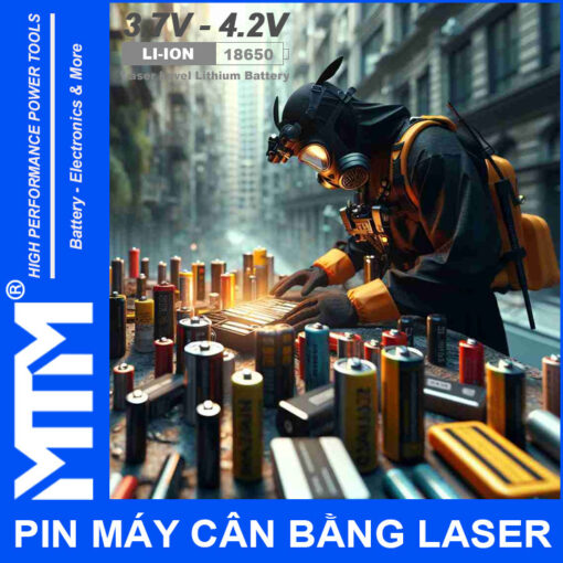 Pin may ban cot can bang laser MTM lithium ion