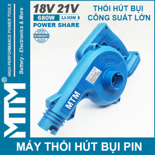 ban may thoi bui pin makita chan pho thong 21V 680W 13000rm MTM chinh hang