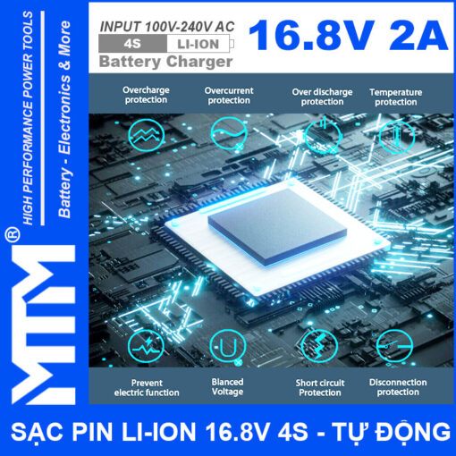 bo xu ly de sac pin chan ghim 16V8 2A 4S MTM