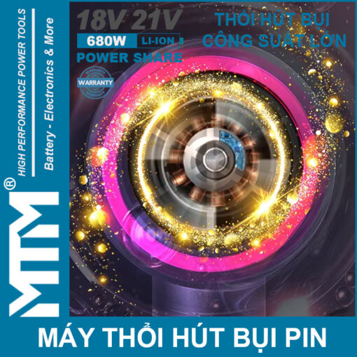 chuyen ban may thoi bui pin makita chan pho thong 21V 680W 13000rm MTM