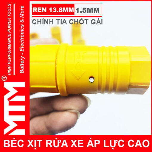 Bec xit rua xe ap luc cao chinh tia chot gai 1mm5 bec cho gai