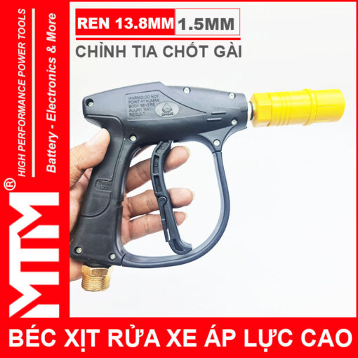 Bec xit rua xe ap luc cao chinh tia chot gai 1mm5 gan sung ap luc cao