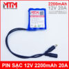 Pin sac 12V 2200mah 20A chinh hang 2