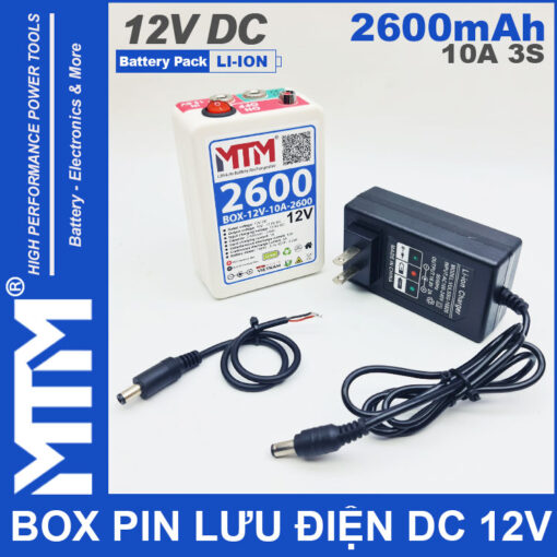 Bo luu dien DC 12V 10A 3S 2600mah MTM 3