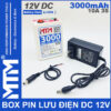 Bo luu dien DC 12V 10A 3S 3000mah MTM chinh hang