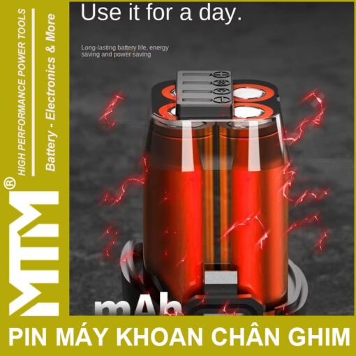 Pin may khoan van vit thiet bi 16V 3000mah 4S chan ghim MTM cell pin