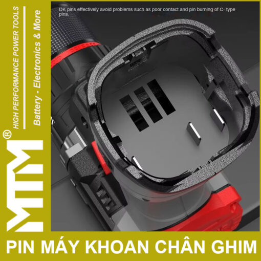 khe pin may khoan van vit thiet bi 16V 3000mah 4S chan ghim MTM