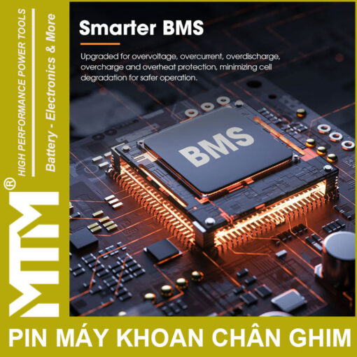 mach bao ve BMS pin may khoan van vit thiet bi 16V 3000mah 4S chan ghim MTM