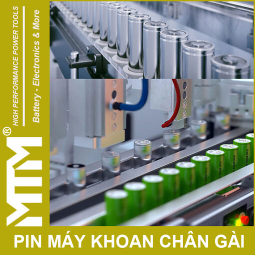 san suat cell pin may khoan van vit thiet bi 16V 3000mah 4S chan gai MTM