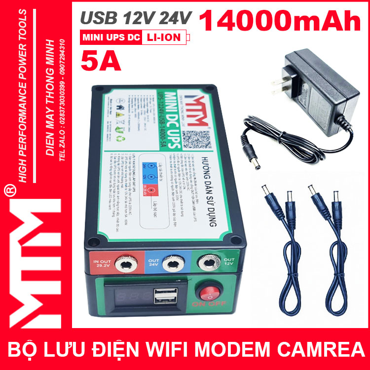 Bo Nguon Du Phong Wifi Modem Camera 12V 24V 5A 14000mah Led Bao Vont Chinh Hang Bo Nguon Du Phong Wifi Modem Camera 12V 24V 5A 14000mah Led Bao Vont Chinh Hang