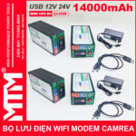 Bo Nguon Du Phong Wifi Modem Camera 12V 24V 5A 14000mah Led Bao Vont Gia Re Cao Cap