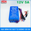 Sac binh ac quy tu dong 12V 5A TVN