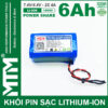Pin sạc Lithium-ion 7.4V 8.4V 6000mAh - mạch bảo vệ 4A MTM