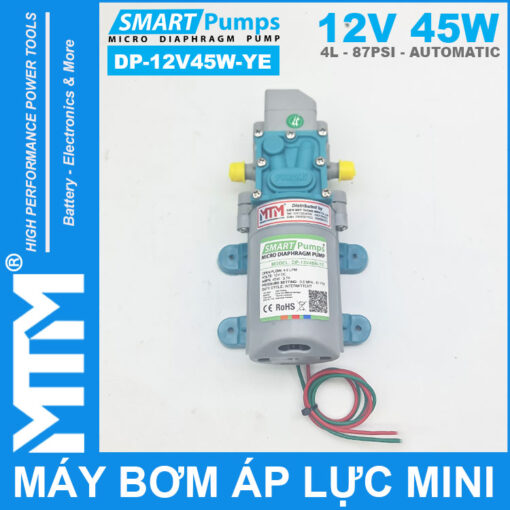 May bom ap luc mini tu dong 12V 45W 4L Smartpumps DP 12V45W YE 1