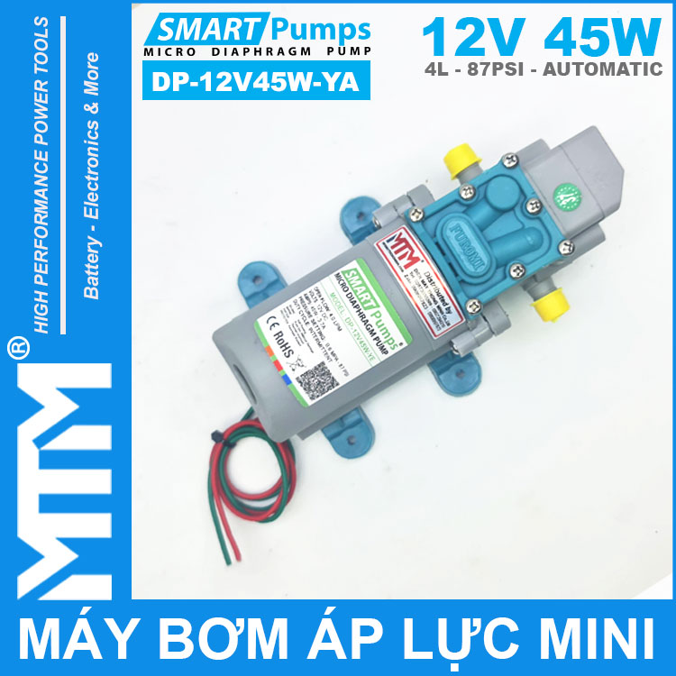 Ban May Bom Ap Luc Mini Tu Dong 12V 45W 4L Smartpumps DP 12V45W YA Ban May Bom Ap Luc Mini Tu Dong 12V 45W 4L Smartpumps DP 12V45W YA
