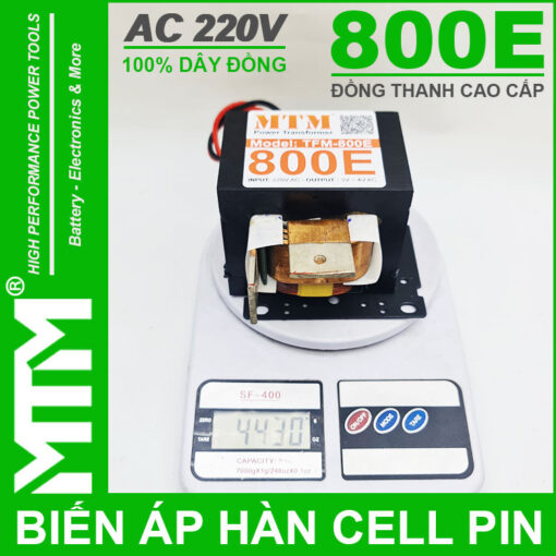 chuyen bien ap han cell pin 800E dong thanh