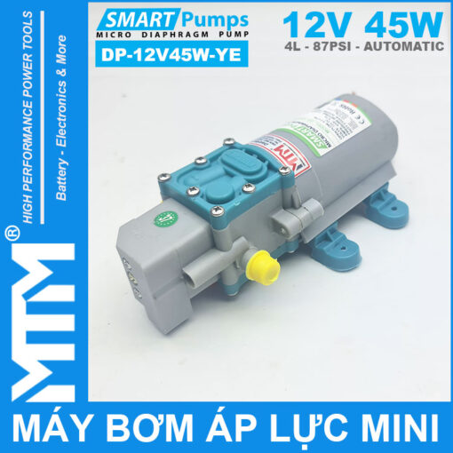 gia ban may bom ap luc mini tu dong 12V 45W 4L Smartpumps DP 12V45W YE