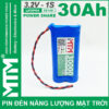 Pin đèn năng lượng mặt trời 3.2V 30Ah cell pin sắt LiFePo4 32140 MTM