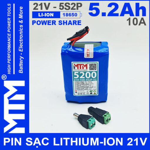 pin 21V 5200mAh 10A 5S2P MTM gia re 1