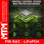 BMS Pin Sat LiFePo4 12V 4S 24V 8S 30A MTM
