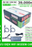 Bo Nguon Du Phong Wifi Modem Camera 5V 12V 5A 39000mah Led Bao Vont