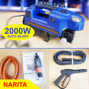 Máy rửa xe gia đình áp lực cao 2KW 80Bar NARITA