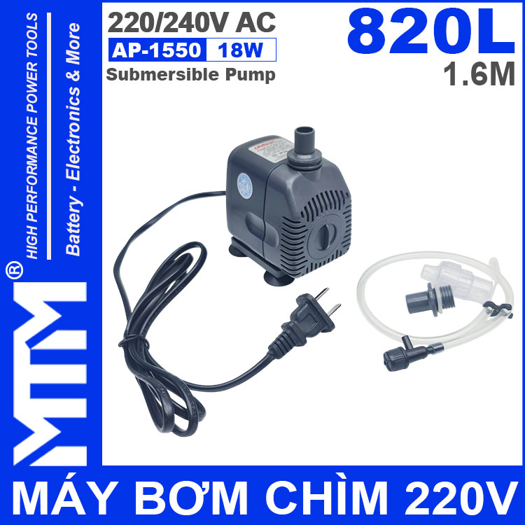 May Bom Chim 220V 820L AP1550 LifeTech Chinh Hang May Bom Chim 220V 820L AP1550 LifeTech Chinh Hang