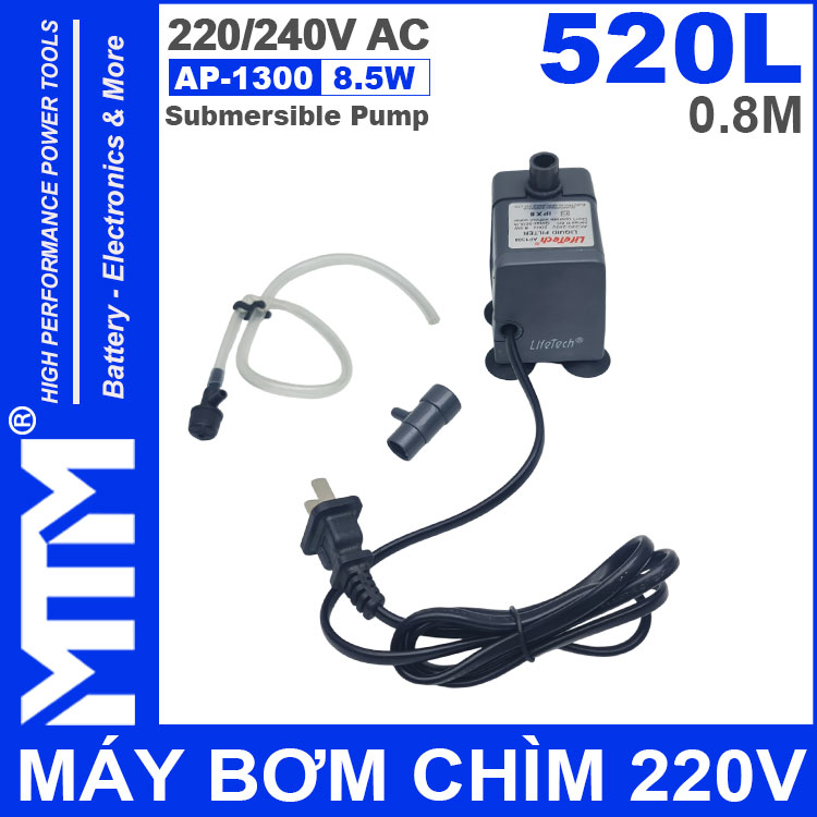 Gia May Bom Chim 220V 520L AP1300 LifeTech Gia May Bom Chim 220V 520L AP1300 LifeTech